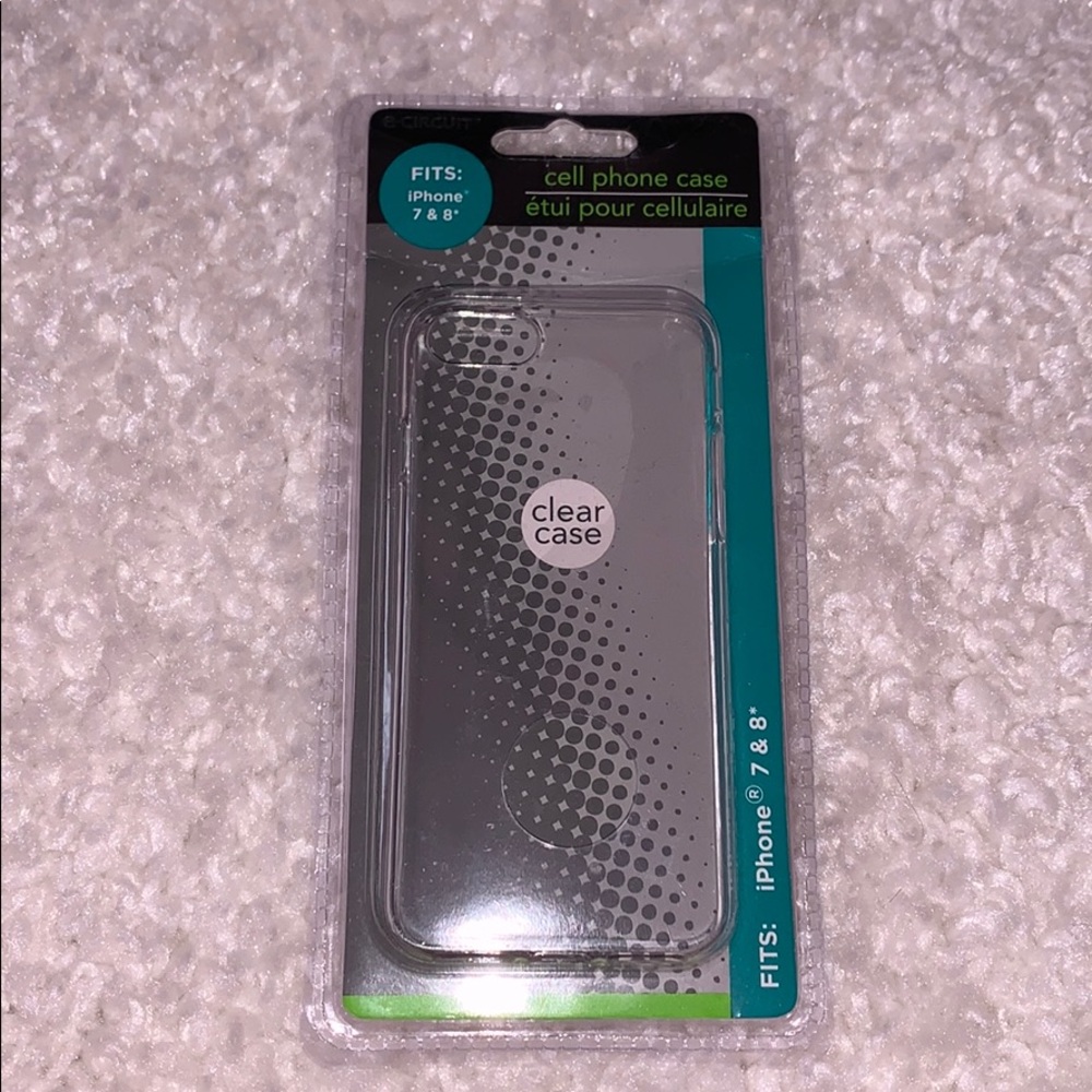 Clear iPhone case 7/8